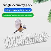 Pointe anti-oiseaux en acier inoxydable avec base en plastique écologique, vente en gros directe usine, produit phare