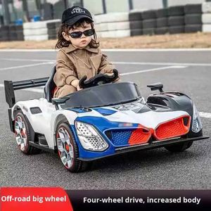 Children's Electric Go-kart <b>Remote</b>-<b>controlled</b> Electric Vehicle with <b>Lights</b> and Music Toy Car, Four-wheel Rechargeable Vehicle - Product Image 6