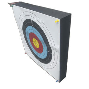 Tablero de tiro con arco engrosado, resistente a impactos de alta densidad, con papel de objetivo estándar, objetivo de entrenamiento portátil y duradero - Product Image 5