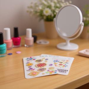 Adesivi con strass brillanti ILAN 39022-2 per decorazioni unghie - Product Image 2