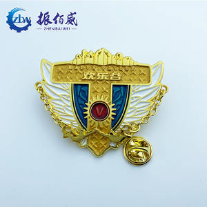 Épinglette personnalisée en émail Nom Insigne magnétique Fabrication de pierre Île Logo en métal Épingle - Product Image 6