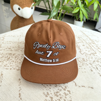 Gorra de Béisbol Personalizada al por Mayor con Logotipo, Visera Plana, Mezcla de Poliéster y Algodón, 5 Paneles, Bordado, Cierre a Presión, Publicitaria y Promocional