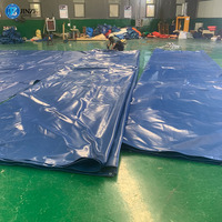 Bâche en vinyle imprimable imperméable 18 oz, 4 x 6 mètres, 8 x 6 mètres, 650 g/m², 850 g/m², feuille de bâche en PVC avec œillets en aluminium