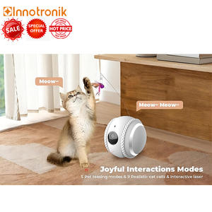 Robot chien/<span class=keywords><strong>chat</strong></span> Innotronik <span class=keywords><strong>avec</strong></span> <span class=keywords><strong>cam</strong></span>éra, design de tumbler, mobilité puissante, surveillance roulante, interaction <span class=keywords><strong>avec</strong></span> les animaux de compagnie, retour automatique à la station de charge - Product Image 5