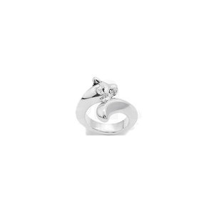 Tremendous Class Curly Body Creating Whimsical Animal Inspired Aesthetic <b>Cat</b> Wrap Thai Silver <b>Ring</b> - Product Image 1