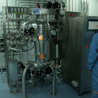 Bioréacteur en acier inoxydable pour culture microbienne 1000l bioréacteur à réservoir agité
