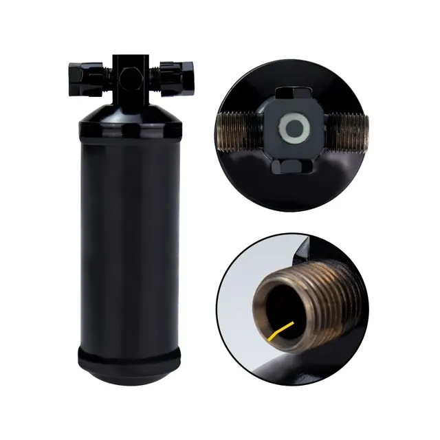 R134a Accumulator Receiver Drier AC Dryer #6 Thread M16 X 15 Auto A/C Air Conditioning Refrigerant System 3/8 Drier Filter