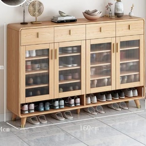 Meuble à chaussures en bois, étagère à chaussures, armoire à chaussures pour le rangement des chaussures, meuble de salon - Product Image 3