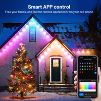 Smart Point Light RGBIC IP67 impermeable al aire libre para la decoración de la casa del techo Led luces de Navidad permanentes