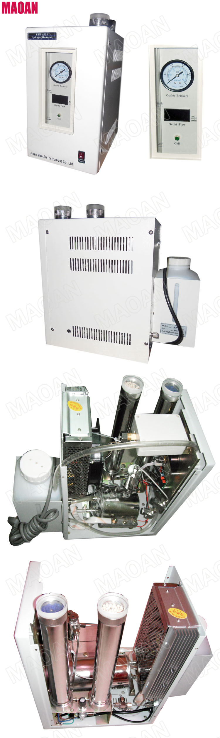 SPH-300 Pure Hydrogen Generator - 99.999% H2 Purity, CE Certified