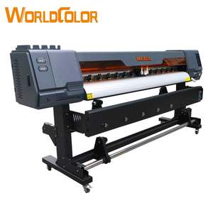 WorldColor 2023 Large Format Eco Solvent Printer Banner Vinyl Stickers Printing Machine For Advertising Printing