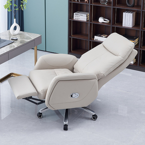 Silla Ejecutiva de Oficina, Respaldo Alto, Reclinable, Ergonómica, con Elevación a Gas, Altura Ajustable, Silla de Trabajo Moderna P173-GE - Product Image 1