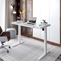 Table élévatrice électrique de bureau, verre de jeu, Table élévatrice réglable pour ordinateur de bureau