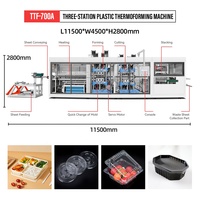 Petite Machine De Thermoformage Faire Plastique Boite Yaourt Plateau De Fruits