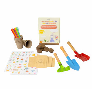 La valise du petit <span class=keywords><strong>jardinier</strong></span> Outils de jardinage pour enfants Cadeaux d'aménagement paysager pour enfants Anniversaire Herb Intérieur - Product Image 5