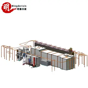 Best Selling Products 2024 Automatic Powder Coating Line Powder Electrostatic Coating Equipment