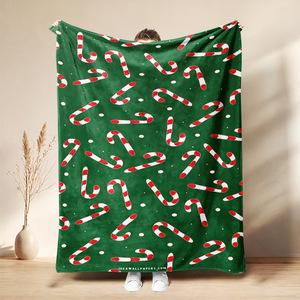 Manta de Franela con Diseño de Muñeco de Nieve, Manta para Siesta, Súper Suave, Lavable a Máquina, para Cama, Sofá, con Estampado Personalizado - Product Image 3