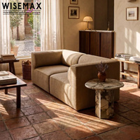 WISEMAXFURNITURE Meubles minimalistes pour la maison, table d'appoint en marbre naturel, table basse pour salon, petite table basse pour balcon