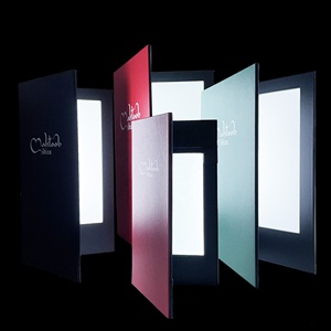 Personalizzato in una varietà di dimensioni portamenu retroilluminato a LED <span class=keywords><strong>per</strong></span> <span class=keywords><strong>forniture</strong></span> <span class=keywords><strong>per</strong></span> discoteche dell'hotel del ristorante - Product Image 1