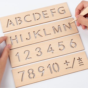 En stock, un jouet en bois populaire pour les tout-petits et les jeunes enfants, idéal pour l'éducation préscolaire, l'apprentissage des lettres et - Product Image 4