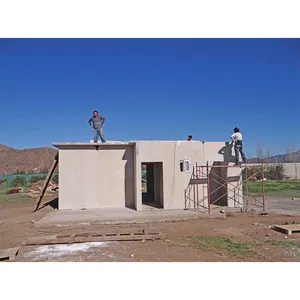 China Easy Assembly Cheap Cement Sandwich Panel Prefab Houses South Africa