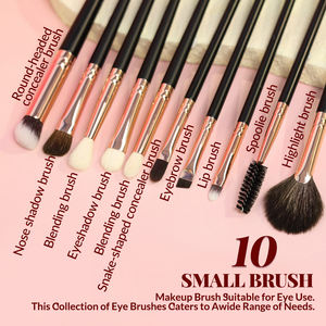 Set de Brochas de Maquillaje Profesional de Lujo, Portátil, Original, 15 Piezas, Vegano, Marca Privada Personalizable, para Viaje - Product Image 5