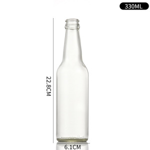 Commercio all'ingrosso 250ml 330ml chiaro Soda bottiglia di vetro <span class=keywords><strong>per</strong></span> bevande <span class=keywords><strong>per</strong></span> succo di <span class=keywords><strong>birra</strong></span> 500ml bottiglia di vetro con tappo a corona - Product Image 4