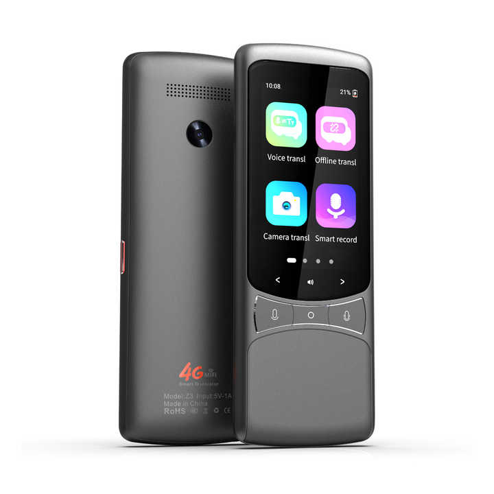 Z3 Tradutor Inteligente de Voz, 4G, Suporte 134 Idiomas, Gravação de Fotos, Tradução Inteligente, Viagem a Negócios