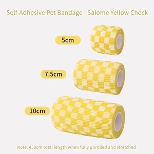 Bandage auto-adhésif <span class=keywords><strong>confortable</strong></span>, léger, respirant et pliable pour animaux de compagnie - Protection des pattes de chien et de chat pour les promenades en extérieur, réutilisable - Product Image 6