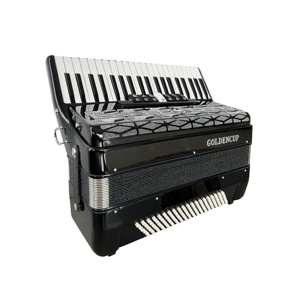 Seasound OEM 41-Key <span class=keywords><strong>120</strong></span>-<span class=keywords><strong>Bass</strong></span> nút màu <span class=keywords><strong>accordion</strong></span> 7 + 2 đăng ký màu đen Celluloid Gỗ đàn piano bàn phím cụ âm nguyên - Product Image 4
