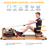 Rameur pliable magnétique en alliage Snode, silencieux, résistance réglable, écran LCD, équipement aérobie à faible impact, fitness domestique