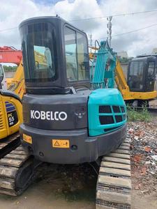 Mini-excavatrice Kobelco d'occasion de 5,5 tonnes SK55 du Japon, machine de terrassement Kobelco d'occasion pour usage domestique - Product Image 4