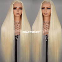 Perruques Lace Front en cheveux humains vietnamiens bruts, ondulées, sans colle, avec dentelle HD, vente en gros pour femmes noires