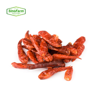 Poivre de Cayenne Rouge Séché Brut avec Processus de Séchage par Ventilation