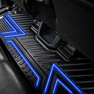 Tapis de sol de voiture en TPE noir antidérapant, imperméable et durable, design breveté 5D, épaisseur 3-3,5 mm, garantie 1 an, compatible avec Toyota Vellfire - Product Image 2