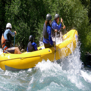 고품질 헤비 듀티 폴리에스터 원단 방수포 PVC 코팅 방수포 (팽창식 보트 재료용) - Product Image 6