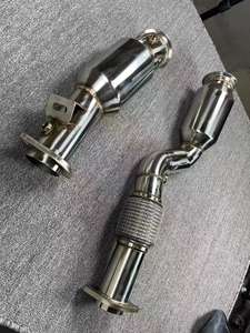 Sistema de Escape de Acero Inoxidable <span class=keywords><strong>Starcar</strong></span> para X3M/X4M, Tubo de Bajada de 1.5mm con Acabado Cepillado para Reequipamiento/Actualización - Product Image 2