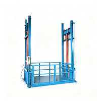Plate-forme d'ascenseur de marchandises de qualité de première classe ascenseur de cargaison de rail de guidage vertical hydraulique industriel avec service personnalisé