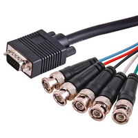 Haute qualité 3 mètres VGA vers 5 BNC câble vidéo câble HDTV moniteur câble pour automobile