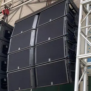 KA-2 3 way passive dual 12 inch dj equipment line array speaker for outdoor concert