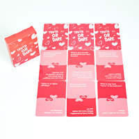 Pengle 50 Nouvelles Cartes d'Aventure Eco-responsables en Papier Portable Vrai ou Faux pour Couples Cartes Interactives pour Couples Cartes Stimulantes d'Ambiguité