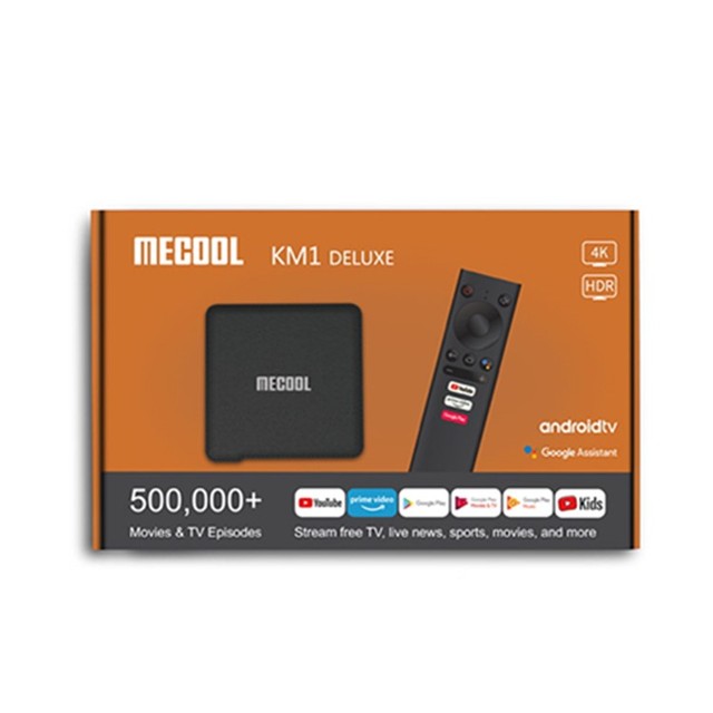 Mecool KM1 DELUXE 4GB+32GB Google Certified Android 10.0 8K Streaming Box