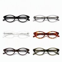 Lunettes anti-lumière bleue ovales élégantes en TR90, monture complète, unisexe, monture optique flexible pour OEM ODM, logo personnalisé, vente en gros