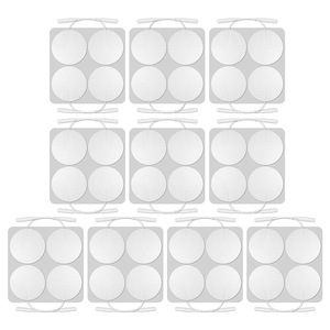 แผ่นอิเล็กโทรดบำบัด ขนาดเส้นผ่านศูนย์กลาง 50 มม. ผลิตจากผ้าไม่ถักทอ แผ่นนวด 40 ชิ้นต่อแพ็ค แผ่นแปะร่างกายแบบพกพาสะดวก - Product Image 3