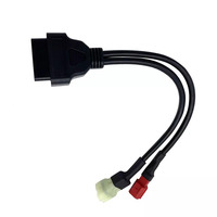 Cable Divisor en Y de Repuesto para Motocicleta OBD2 OBD II de 16 Pines a 6 Pines para KTM Kawasaki para Honda Yamaha Suzuki