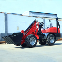 Remises Fabricant Mini-chargeuse sur pneus tout-terrain hydraulique diesel pour jardin et machines de construction