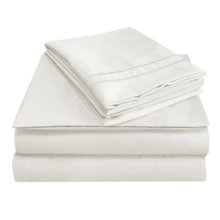 China Manufacture White Duvet Cover Bedding Set Full Size Set Of Sheets Microfiber Sheet Set