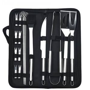 BBQ Grilling Tools <strong>Set</strong> Stainless Steel Grilling Accessories <strong>Barbeque</strong> <strong>Set</strong> with Free Portable Bag - Product Image 2