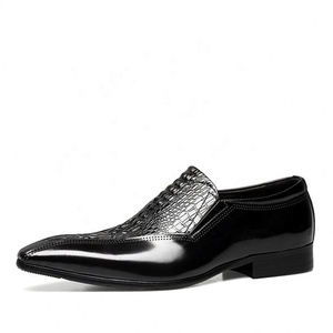 Chaussures habillées tendance pour hommes, style business, motif peau de grenouille, antidérapantes, respirantes, légères, à lacets - Product Image 6