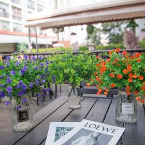 Buis artificiel Buisson <span class=keywords><strong>Branche</strong></span> de buis Plante de buis artificielle Feuilles d'eucalyptus Branches d'arbustes pour la décoration de mariage - Product Image 5